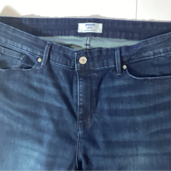 Denizen from Levi's Dark Indigo Skinny Mid Rise Jeans Plus Size 18 - Picture 11 of 12